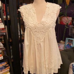 NWT Moon Collection Cream Top